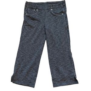 KUHL Born in the Mountains Gray Heather Knit Capri Pull On Leggings Pants * SZ 6
